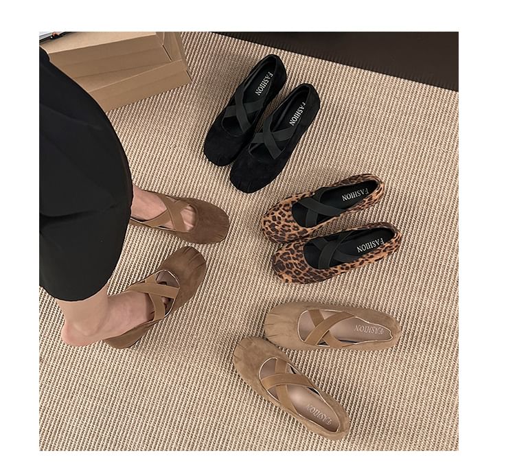 Strap Wedge Cross Hidden Mary Jane Shoes FashionChic