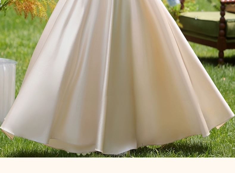 (Various Gown Bridesmaid Evening Plain Designs) FashionChic