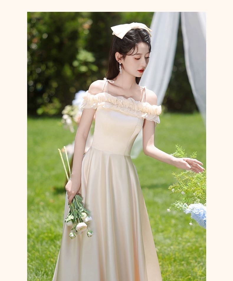 (Various Gown Bridesmaid Evening Plain Designs) FashionChic