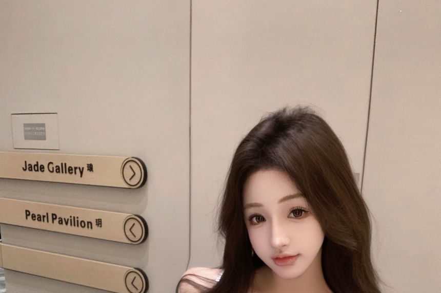 Bow Rhinestone Cami Glitter Top FashionChic