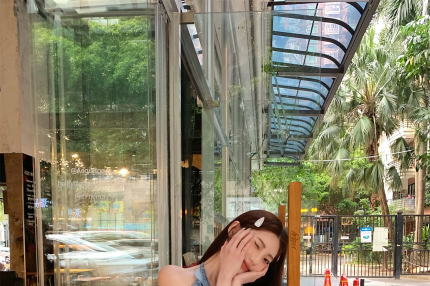 Ruffle Plain Leg Patterned Halter High Print Wide Cargo Top Pants / Waist FashionChic