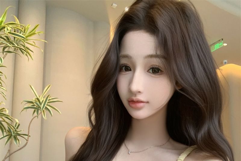 Camisole Plain Top Ruffled Leg Crop / Waist Mid Wide Shirred Pants FashionChic