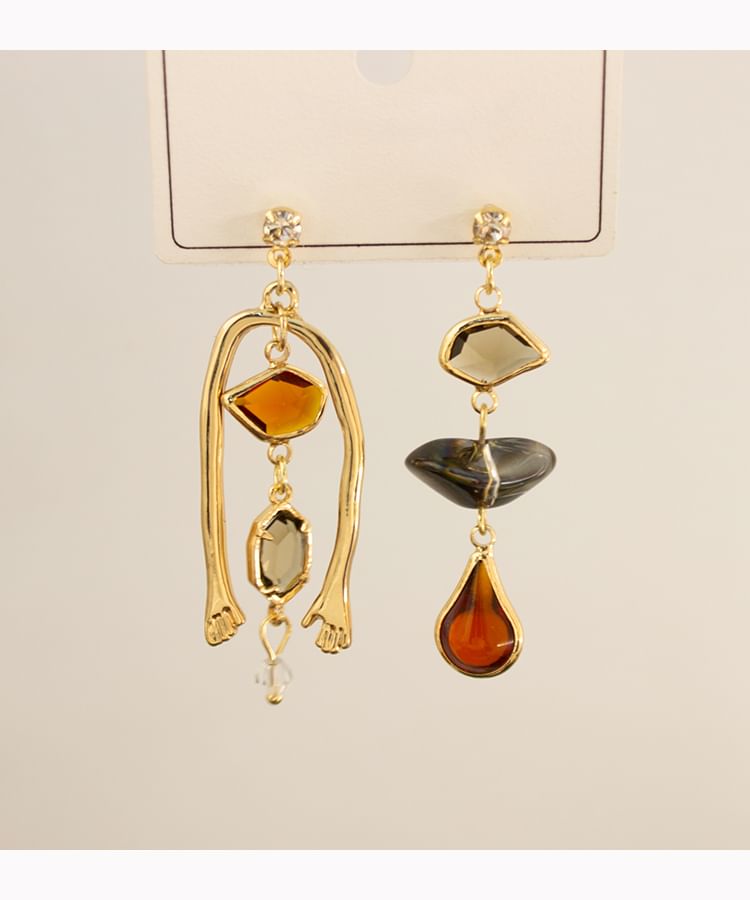 / Geometry Earring Drop Clip-On FashionChic