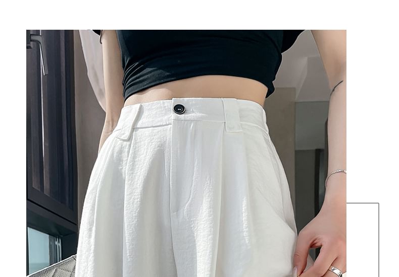 Waist Plain Wide Leg Designs) High Dress (Various Pants FashionChic