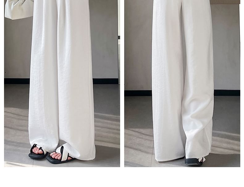 Waist Plain Wide Leg Designs) High Dress (Various Pants FashionChic