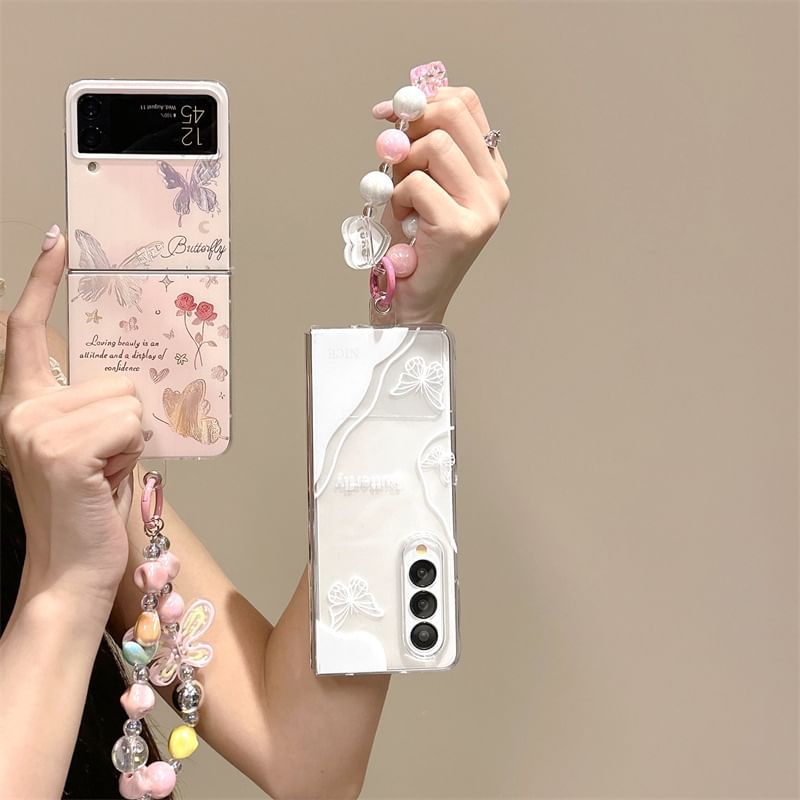 / Case Phone Set Butterfly Strap FashionChic