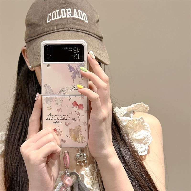 / Case Phone Set Butterfly Strap FashionChic