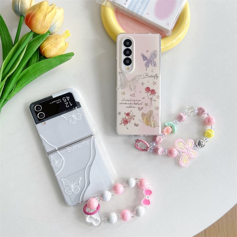 / Case Phone Set Butterfly Strap FashionChic