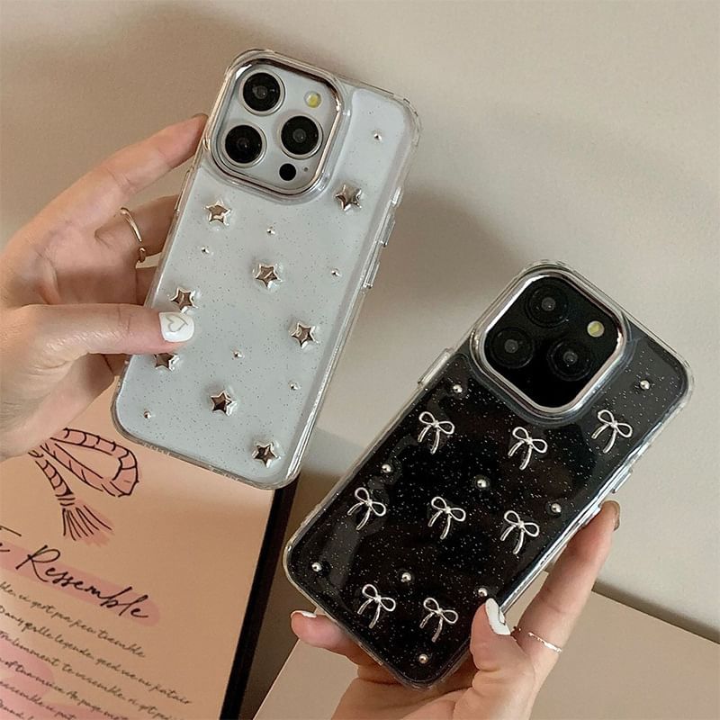 / Bow Star Case iPhone Bead FashionChic