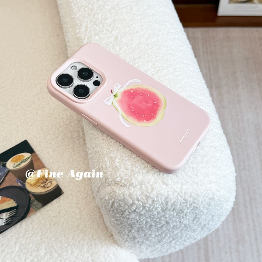 / Bead Set Strap Phone Case Printed FashionChic