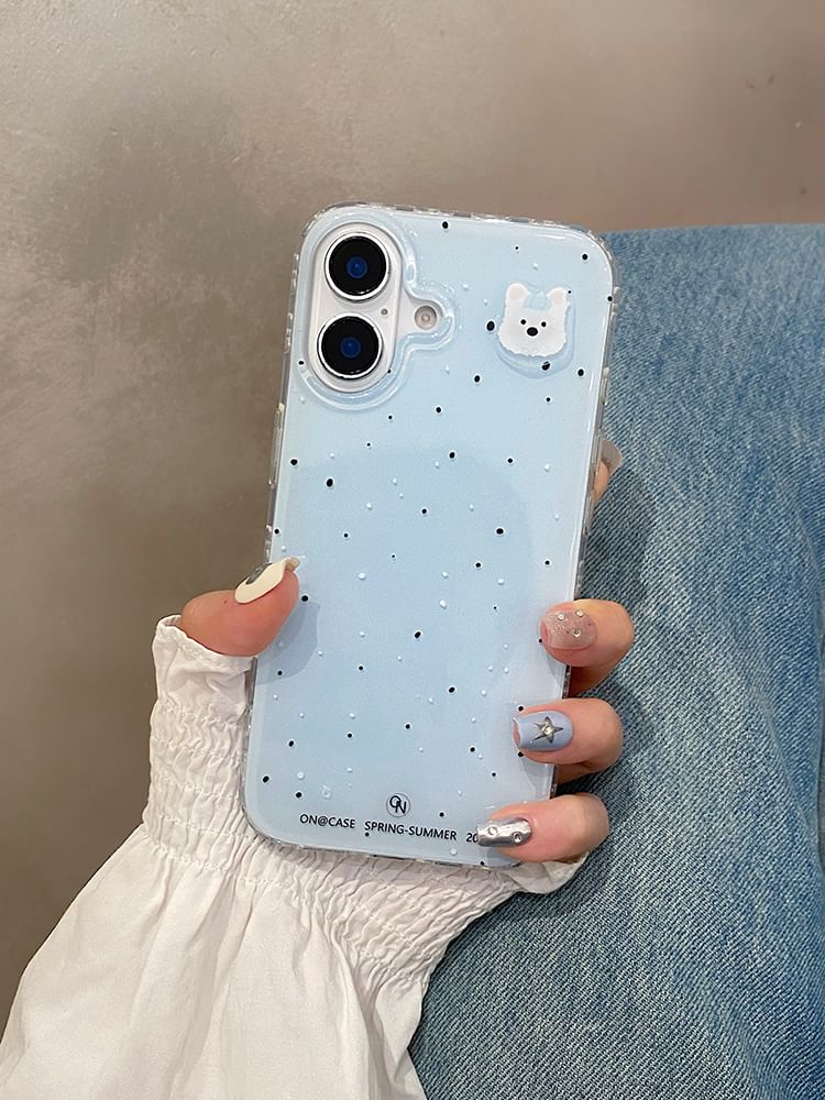 / (Compatible Splattered MagSafe) Dog Set with Stand Phone Magnetic Case FashionChic