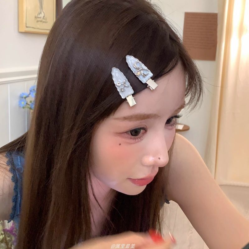 / Clip Bow Alloy Rhinestone Hair of Cherry Set 2: FashionChic