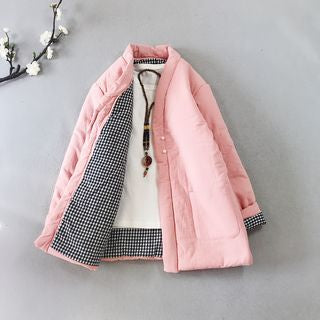 Pocket Detail Padded Jacket SpreePicky