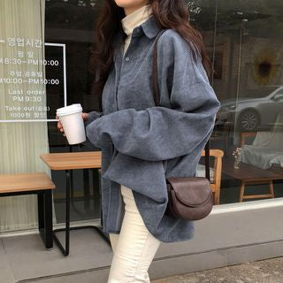 Oversized Corduroy Shirt mySite