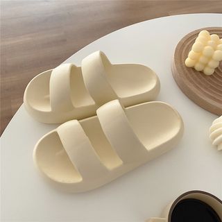 Strappy Platform Slippers SpreePicky