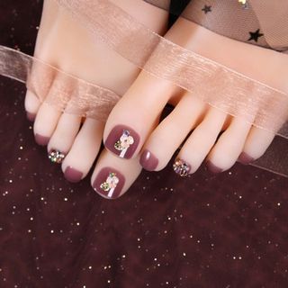 Embellished Faux Toe Nail Tips SpreePicky