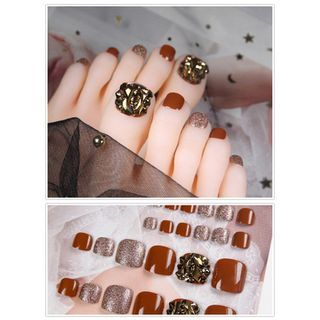 Embellished Faux Toe Nail Tips SpreePicky