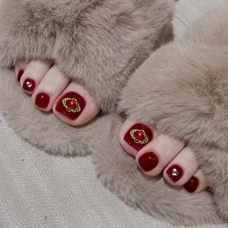 Embellished Faux Toe Nail Tips SpreePicky