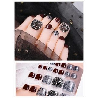 Embellished Faux Toe Nail Tips SpreePicky