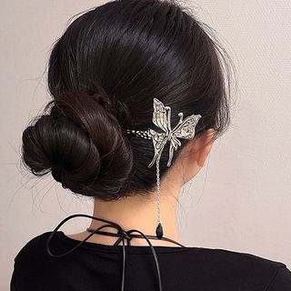 Stick Butterfly Hair Alloy FashionChic