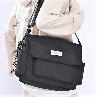 Plain Flap Crossbody Bag mySite