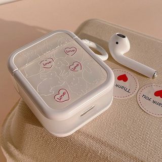 Heart Rabbit AirPods / Pro Earphone Case Skin SpreePicky