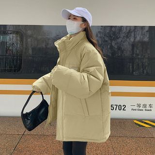 Plain Puffer Jacket SpreePicky