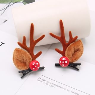 Christmas Flocking Hair Clip (Various Designs) SpreePicky