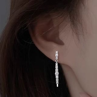 Rhinestone Threader Earring SpreePicky