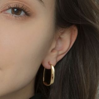 Metallic Hoop Earring mySite