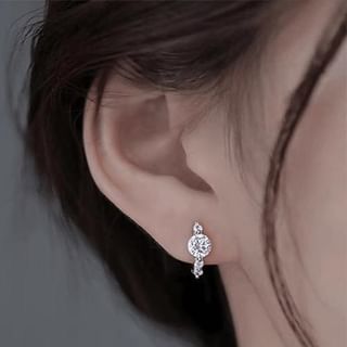 Rhinestone Alloy Stud Earring mySite