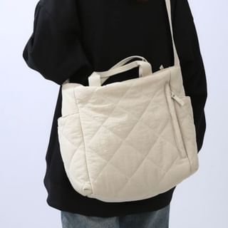 Quilted Tote Bag mySite