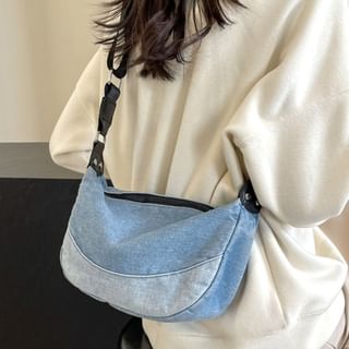 Washed Denim Crossbody Bag mySite