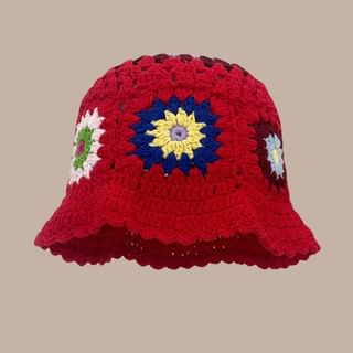 Floral Crochet Cloche Hat SpreePicky