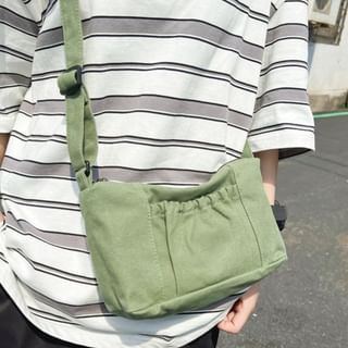 Canvas Plain Hobo Bag mySite