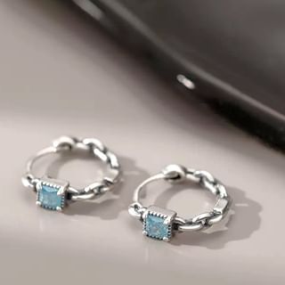 Rhinestone Chain Huggie Earring mySite