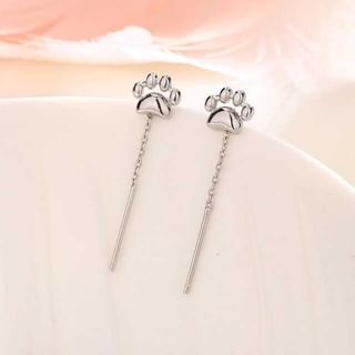 Cat Paw Alloy Threader Earring mySite