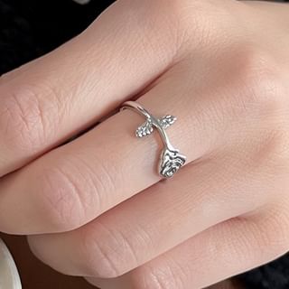 Rose Alloy Open Ring SpreePicky