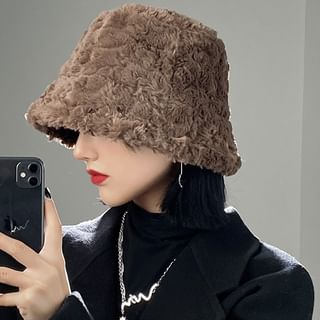 Faux Shearling Bucket Hat SpreePicky