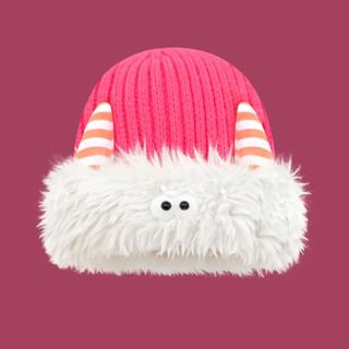 Monster Chenille Knit Beanie SpreePicky