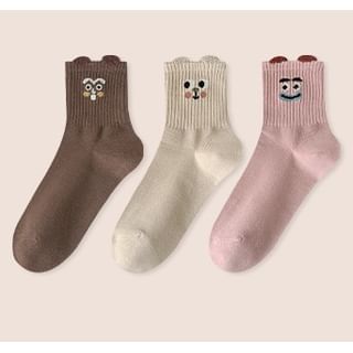 Cartoon Print Socks Set SpreePicky