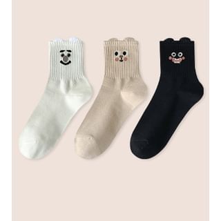 Cartoon Print Socks Set SpreePicky