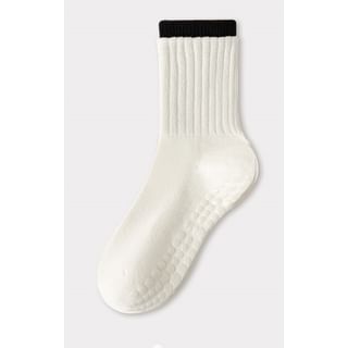 Contrast Trim Ribbed Yoga Short Socks / Set SpreePicky