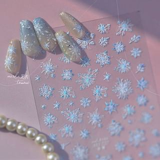 Snowflake Nail Art Stickers SpreePicky