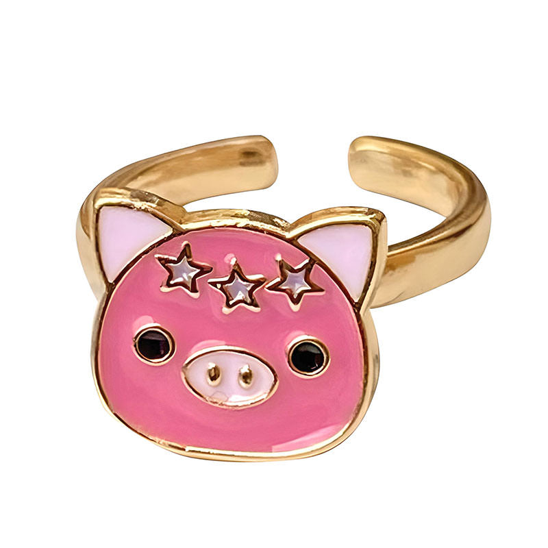 Mini Pig Fidget Ring Boogzel Clothing