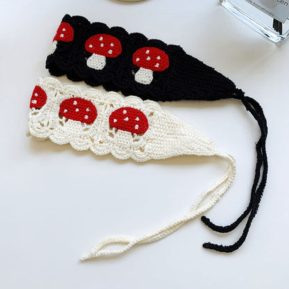 Mushroom Crochet Headband Boogzel Clothing