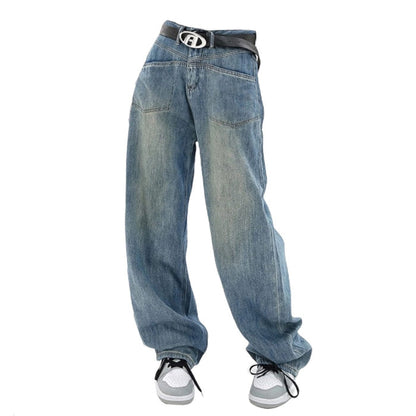 Vintage Denim Wide Jeans SpreePicky