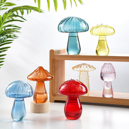 Charming Mushroom Glass Vase SpreePicky