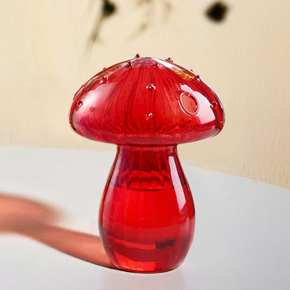 Charming Mushroom Glass Vase SpreePicky