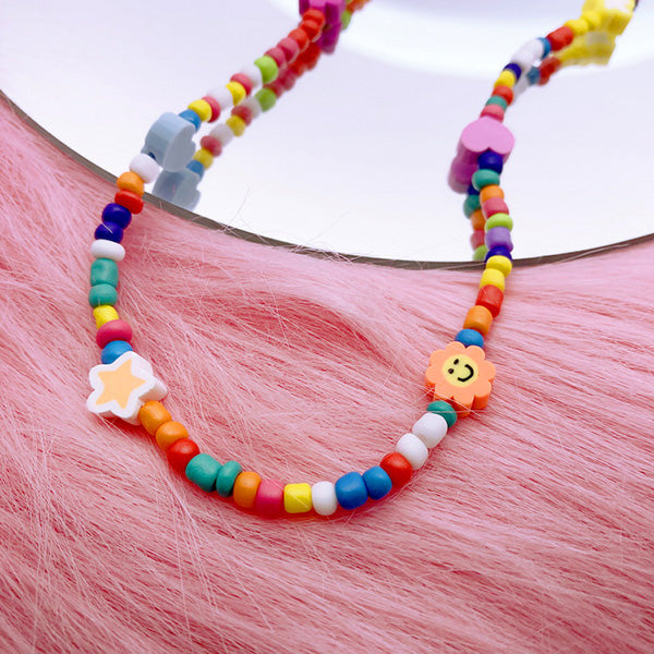 Y2K Candy Beaded Necklace Boogzel Clothing